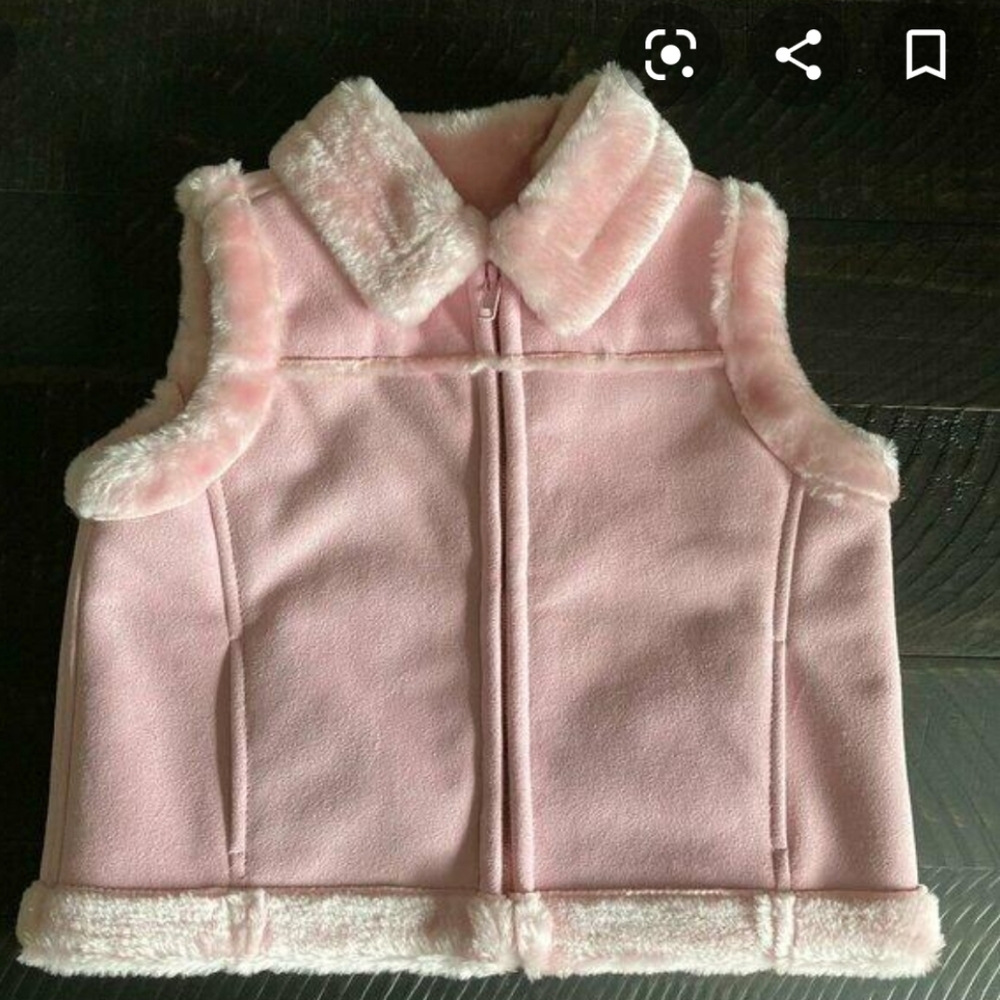 WHET BLU luxury pink suede vest